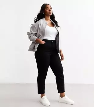 Черные узкие джинсы Curves New Look, черный