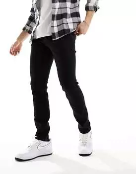 Черные узкие джинсы Jack & Jones glenn
