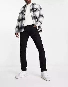 Черные узкие джинсы Lee Luke