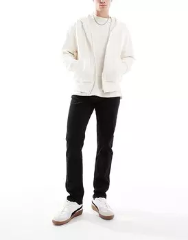 Черные узкие джинсы New Look