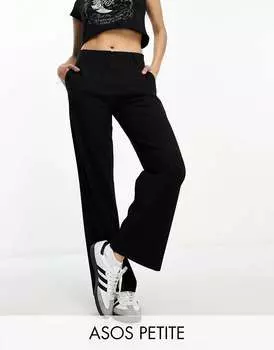 Черные узкие прямые брюки ASOS Petite