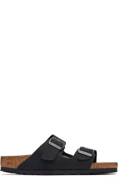 Черные узкие сандалии Arizona Vegan Birkenstock