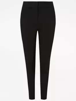 Черные узкие школьные брюки для девочек старшего возраста George., черный