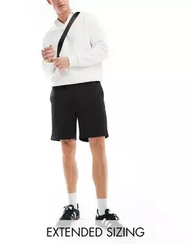 Черные узкие шорты из неопрена ASOS