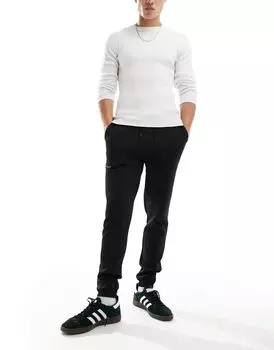 Черные узкие спортивные брюки с аквалангом ASOS DESIGN