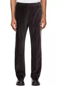 Черные узкие спортивные штаны NEEDLES