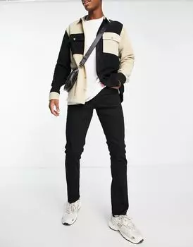 Черные узкие зауженные джинсы Jack & Jones Intelligence Glenn