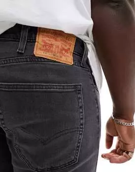 Черные узкие зауженные джинсы Levi's 512 Big & Tall
