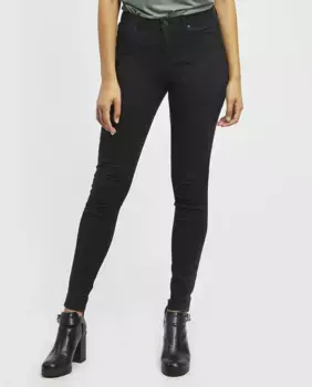Черные узкие женские джинсы Vero Moda, черный