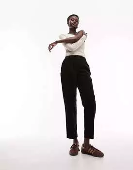 Черные вельветовые брюки Topshop Topshop Tall