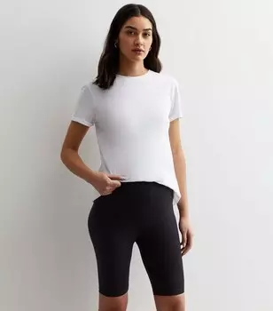 Черные велосипедные шорты для беременных New Look, черный