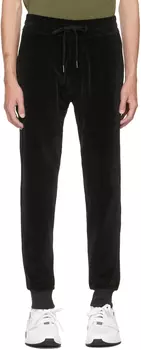 Черные велюровые брюки для отдыха TOM FORD
