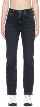 Черные винтажные джинсы AGOLDE