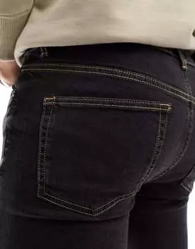 Черные винтажные джинсы скинни ASOS