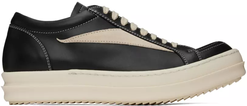 Черные винтажные кроссовки Rick Owens