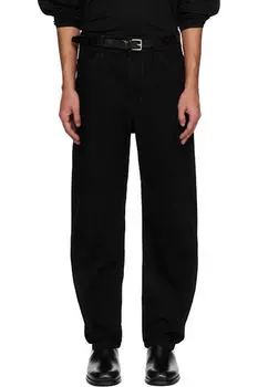 Черные витые джинсы Workwear LEMAIRE