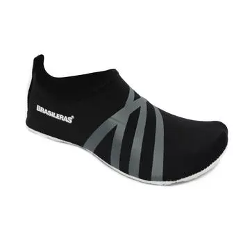 Черные водные сапоги унисекс Brasileras на резиновой подошве, черный черный