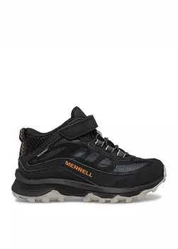 Черные водонепроницаемые ботинки для мальчика MK265951 MOAB SPEED MID A/C WTRPF Merrell, черный