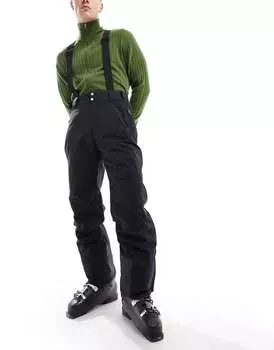 Черные водонепроницаемые комбинезоны Dare2B с флисовой подкладкой в верхней части штанин Dare 2b