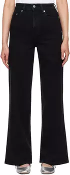 Черные выбеленные джинсы Andi GANNI