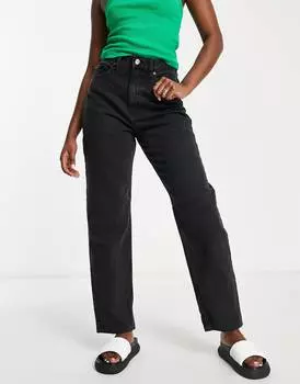 Черные выбеленные джинсы ASOS DESIGN