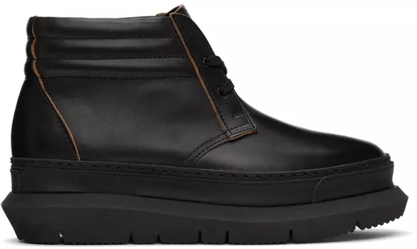 Черные высокие дерби Skater sacai