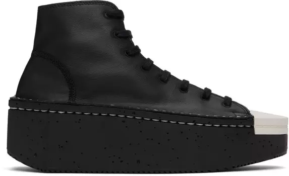 Черные высокие кеды Kyasu Y-3, Black/Black/Chapea