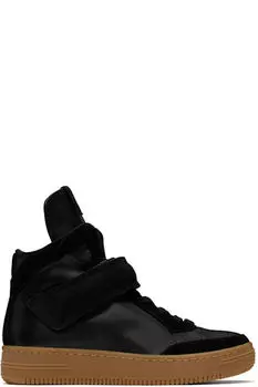 Черные высокие кеды YY на липучке OPEN YY