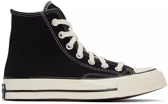 Черные высокие кроссовки Chuck 70 Converse