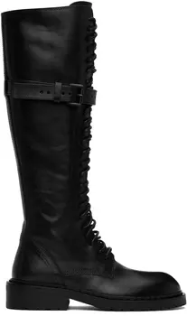 Черные высокие сапоги Ann Demeulemeester