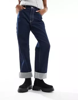 Черные замшевые ботинки челси ASOS DESIGN Wide Fit – Antigua – с голенищем, широкий крой