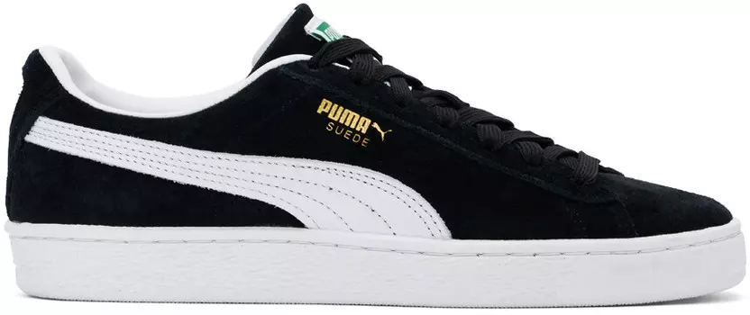 Черные замшевые классические кроссовки XXI PUMA, Puma black/Puma white