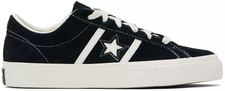 Черные замшевые низкие кеды One Star Academy Pro Converse, цвет Black/Egret/Black