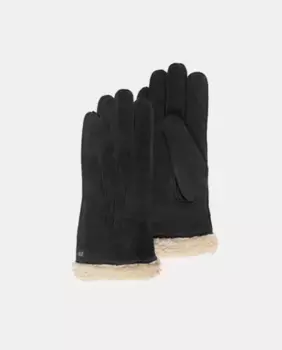 Черные замшевые перчатки Isotoner, черный