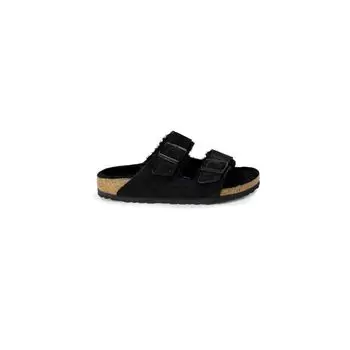 Черные замшевые сандалии Birkenstock