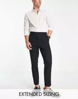 Черные зауженные брюки ASOS DESIGN