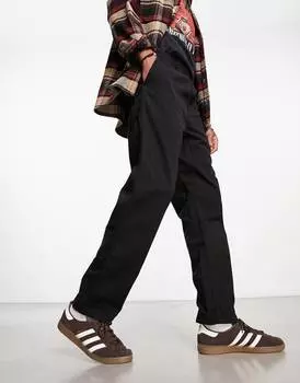 Черные зауженные брюки классического кроя Carhartt WIP flint