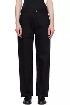 Черные зауженные джинсы AMOMENTO