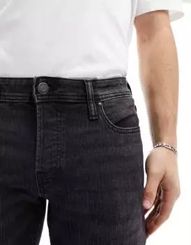 Черные зауженные джинсы Jack & Jones Essentials Glenn