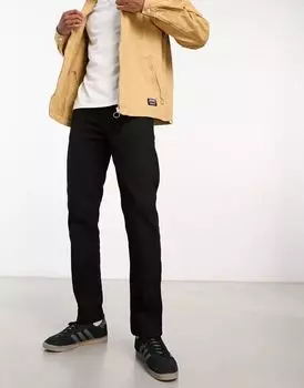 Черные зауженные джинсы Levi's 502 Hi-Ball