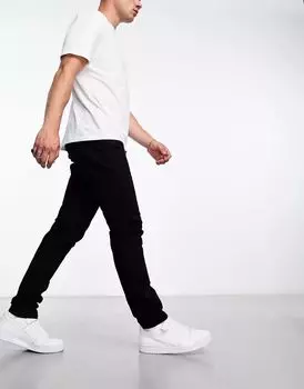 Черные зауженные джинсы Levi's 512