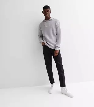 Черные зауженные джинсы New Look, черный