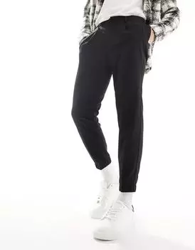 Черные зауженные джоггеры ASOS