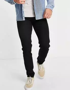 Черные зауженные зауженные джинсы Levi's 512