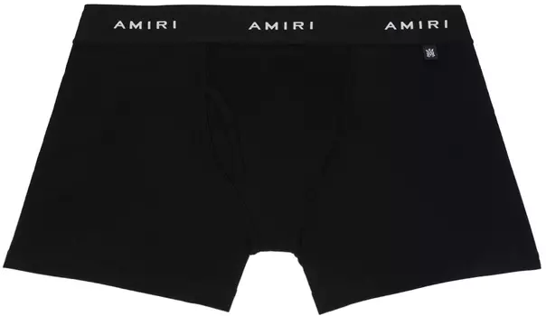 Черные жаккардовые боксеры AMIRI