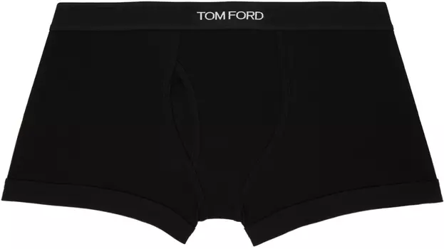 Черные жаккардовые боксеры TOM FORD