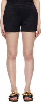 Черные жаккардовые шорты Moschino
