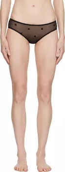 Черные жаккардовые трусы-слипы Givenchy