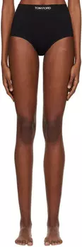 Черные жаккардовые трусы Tom Ford, цвет Black