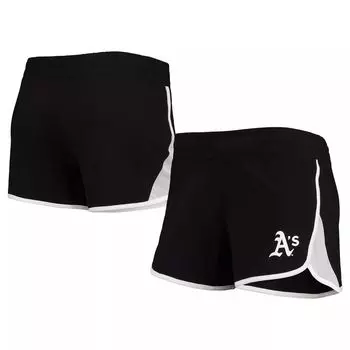 Черные женские эластичные шорты из френч терри New Era Oakland Athletics New Era